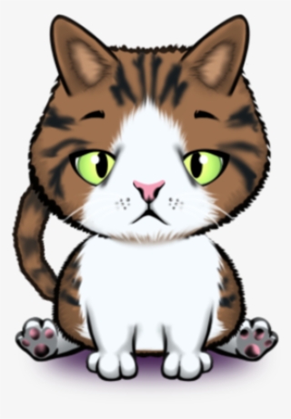 Kitty Snatch Cute Cat Stickers Messages Sticker-1 - Domestic Short-haired Cat