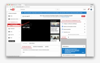 Go To “new Live Event” - Transmissão Ao Vivo Youtube