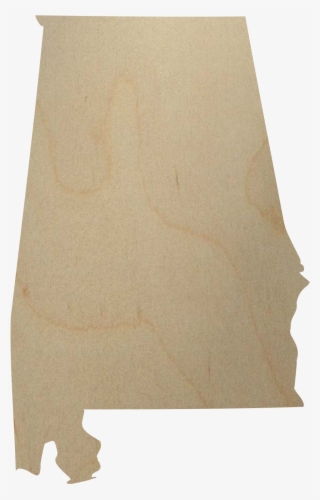 Alabama State Wood Shape - A+ College Ready Logo