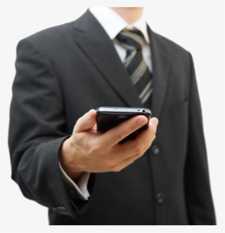 Man Holding Phone - Man Holding Phone Transparent