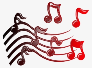 Gradient Music Notes - Bye Bye Birdie Clip Art