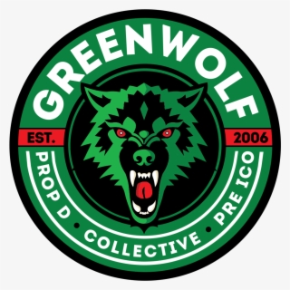 Cropped-3 Inch Circle Logo - Green Wolf La