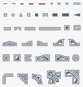 Included In The Full Vector Pack - Art Deco Icons