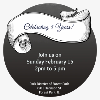 You Are Cordially Invitedcmqg Celebrates Our 5th Year - Illustration