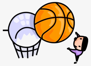 Vector Illustration Of Sport Of Basketball Game Player