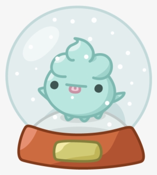 Snow Globe Spoopy - Cartoon