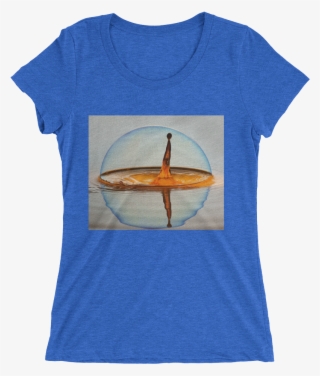 Oil Drop Design T-shirt For Women Short Sleeve 1 - Trachten Shirt Jungen