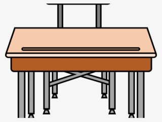 Desk Clipart Empty Desk - Student Desk Clipart