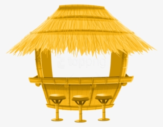 Free Png Download Thatched Bamboo Tiki Bar Clipart - Clipart Tiki Bar