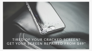 Cracked Screen - Leather
