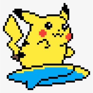 Surfing Pikachu Png
