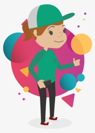 Safepoint Lone Worker Farm Woman - Cartoon