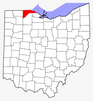 Map Of Ohio Highlighting Lucas County - Hamilton County Ohio Map