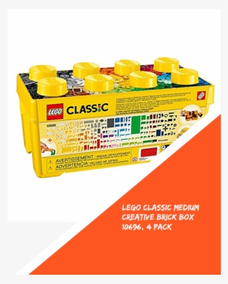 Lego Classic Medium Creative Brick Box 10696, 4 Pack - Lego Classic Smyk