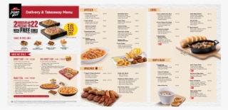 A Menu Insert, Delivery Menu, And Flyer That I Had - Belgian Waffle
