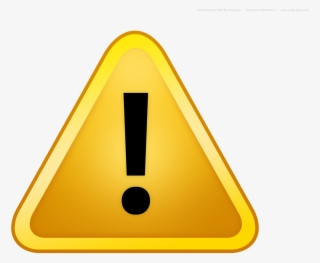 Freeuse Library Free Clipart Attention - Yellow Warning Sign