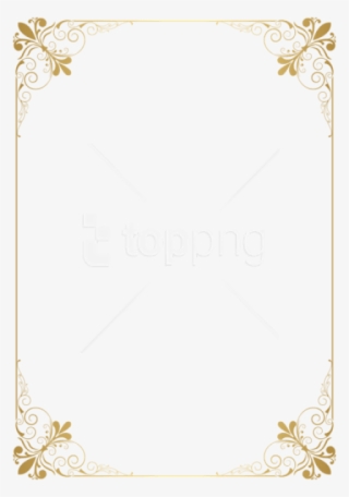 Free Png Download Frame Border Golden Clipart Png Photo