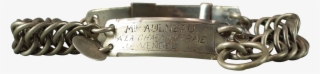 Nickel Dog Collar With Engraved Name Plate - Strap
