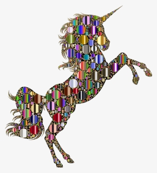 This Free Icons Png Design Of Prismatic Unicorn Silhouette