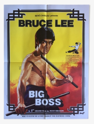 Shows Big Boss Lo Wei Bruce Lee Arts Martial 40x60cm - Bruce Lee Film Posters