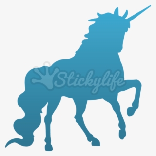 Unicorn Decal - Unicorn Silhouette Png Clipart