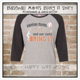 Rhinestone Baseball Mom Shirt - Glitter Baseball Mom Shirts