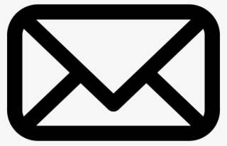 Banner Royalty Free Stock Mail Png Icon Free Download - Email Envelope Outline Shape With Rounded Corners Png