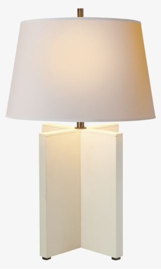 Cameron Table Lamp In Parchment And Bronze With Natural - Visual Comfort