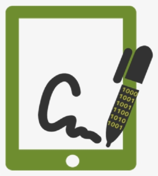 Features Of Proof Of Delivery - Electronic Digital Signature Icon