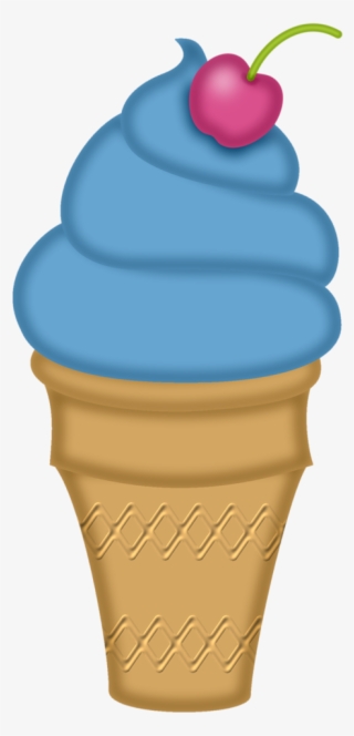 Ice Cream°• - ‿✿⁀ - Ice Cream Blue Clipart