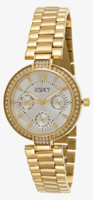 Ecstacy Women's Yellow Gold Plated - Avon Signature Pearlesque Boyfriend Watch