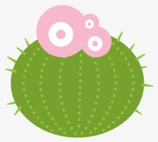Barrel Cactus Wall Decal - Punch Clipart
