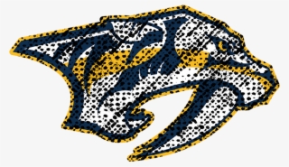 Nashville Predators 2011-present Primary Logo Distressed - Nashville Predators