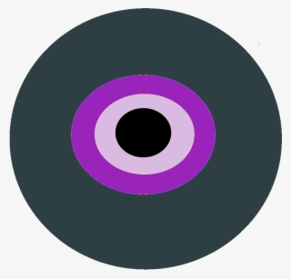 Evil Eye Purple - Circle