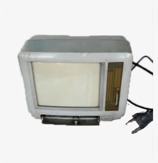 25 Year Old Vintage Small Black And White Tv - Screen