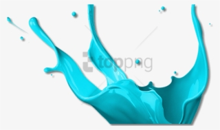 Free Png Download Blue Paint Splash Png Png Images - Paint Splash
