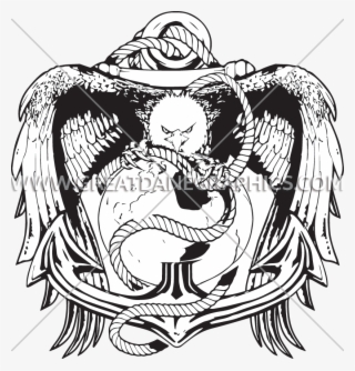Eagle Globe And Anchor Png - Illustration