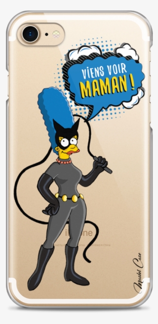 Coque Iphone 7/8 Marge Simpson Cartoon Design- Viens - Coque Iphone 7 Les Simpson