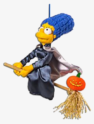 The Simpsons' Flying Marge Witch On Broom - Marge Les Simpsons