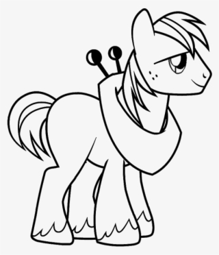 Just Right Click And Save Off This Big Mac Outline - Anime Pony Coloring Pages