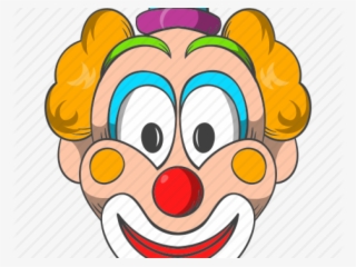 Cap Clipart Clown - Animated Circus Clown Head