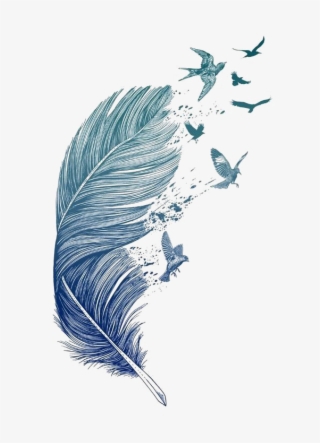 Bird Image Png Arts - Feathers Flying Away