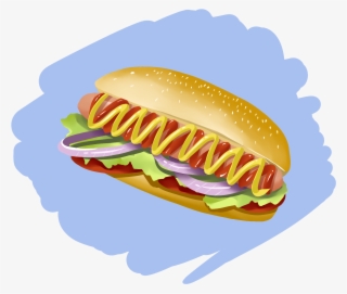 Hand Painted Original Anime Vector Food Fast Food Foreign - Fast Food