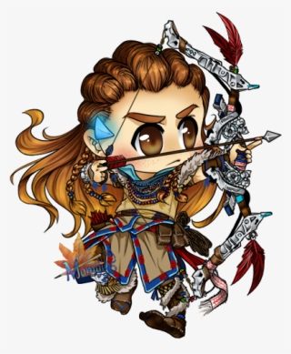 Aloy From Horizon Zero Dawn - Illustration