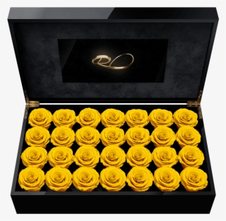 Luxury Lcd Display Flower Box Royal With 28 Preserved - Rose