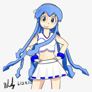 Siberianrusky 20 7 Cheerleader Ika Musume By Siberianrusky - Squid Girl Cheerleader