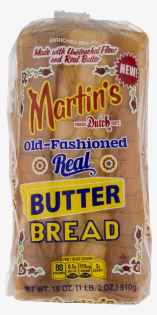 Martin's Old Fashioned Real Butter Bread 16 Slice 18 - Food