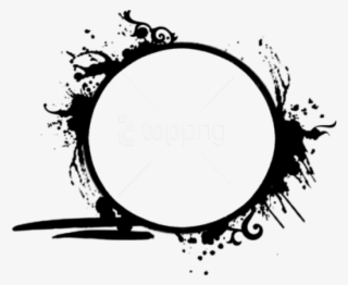 Free Png Circle Frame Png - Grunge Circle Frame Png