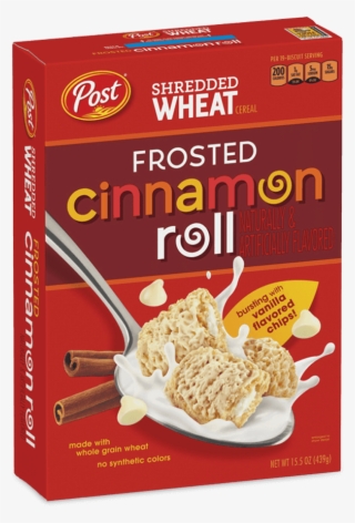 Post Shredded Wheat Frosted Cinnamon Roll Box - Shredded Wheat