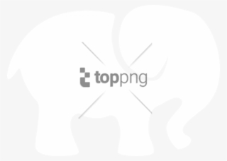 Free Png Black And White Outline Elephant Png Image - Drawing